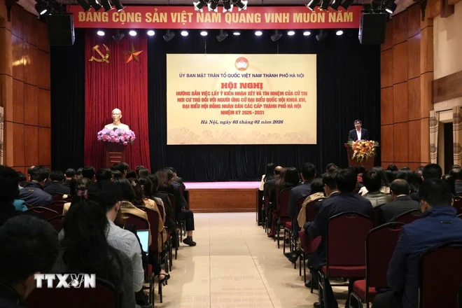 Quang cảnh hội nghị. (Ảnh: TTXVN)