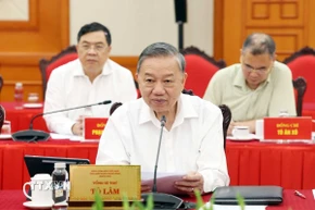 Tổng Bí thư Tô Lâm phát biểu. (Ảnh: Thống Nhất/TTXVN)