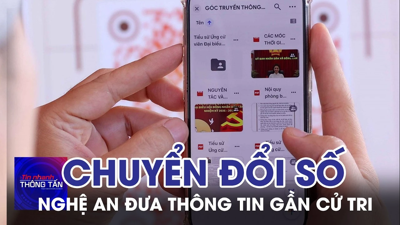 Nghệ An đưa thông tin bầu cử đến gần cử tri bằng chuyển đổi số 