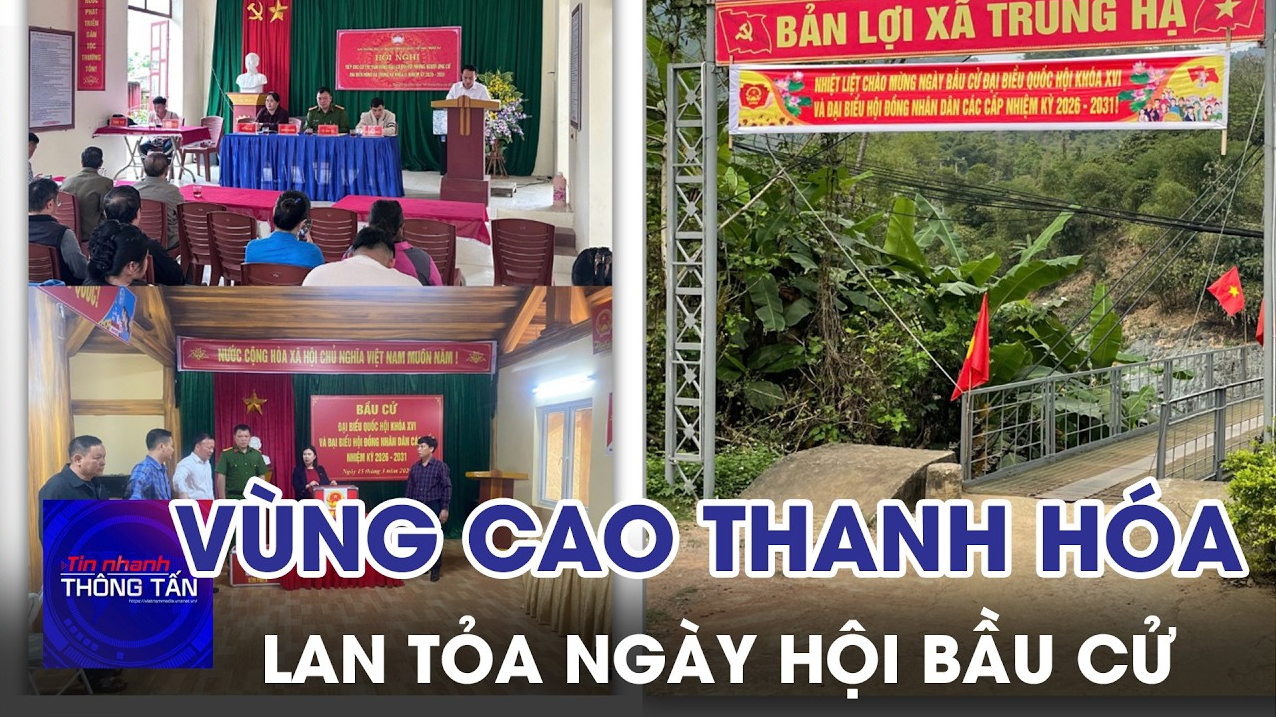 Ngày hội bầu cử lan tỏa tới bản làng vùng cao Thanh Hóa 