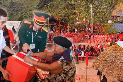 Dấu ấn ngày hội non sông rực rỡ sắc màu nơi phên dậu của Tổ Quốc