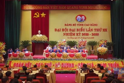 Đại hội Đảng bộ tỉnh Cao Bằng lần thứ XX, nhiệm kỳ 2025-2030
