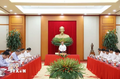 Tổng Bí thư Tô Lâm phát biểu. (Ảnh: Thống Nhất/TTXVN)