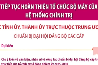Các tỉnh ủy, thành ủy Trung ương chuẩn bị cho đại hội đảng bộ các cấp