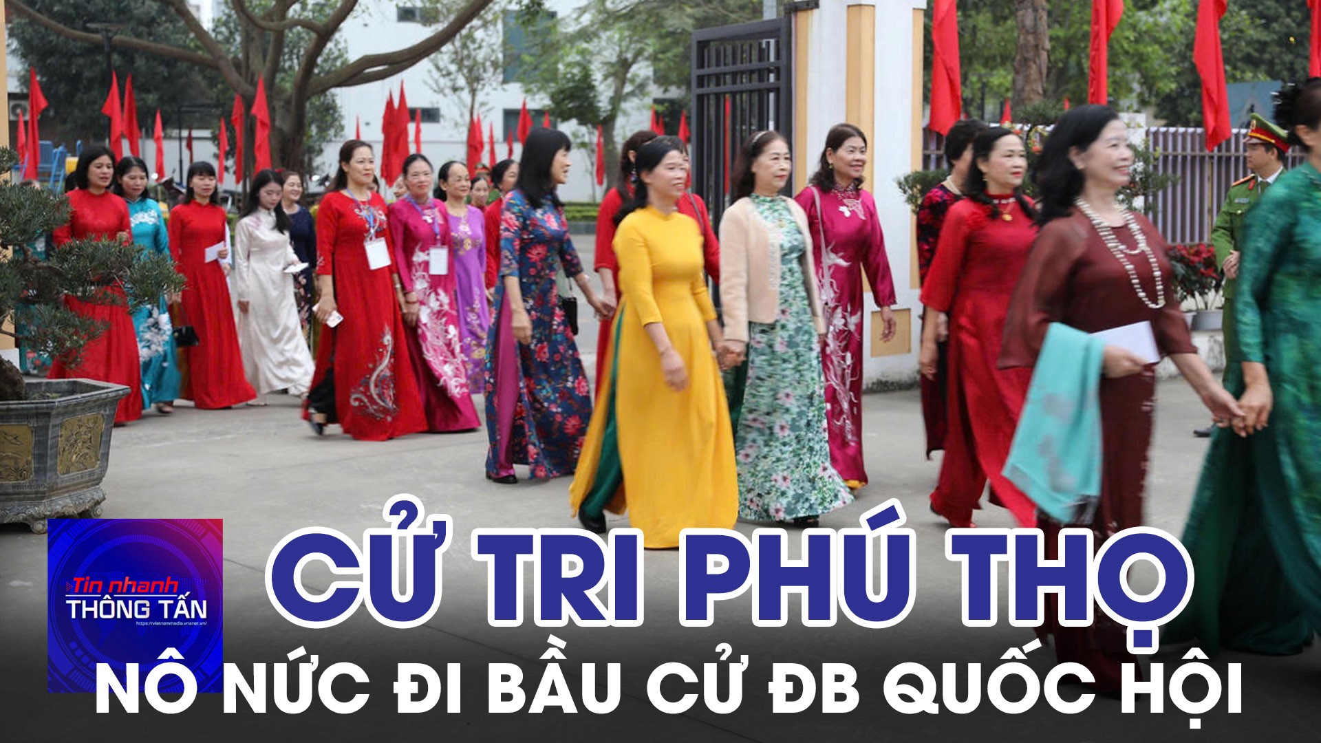 Cử tri Phú Thọ nô nức đi bầu cử Đại biểu Quốc hội