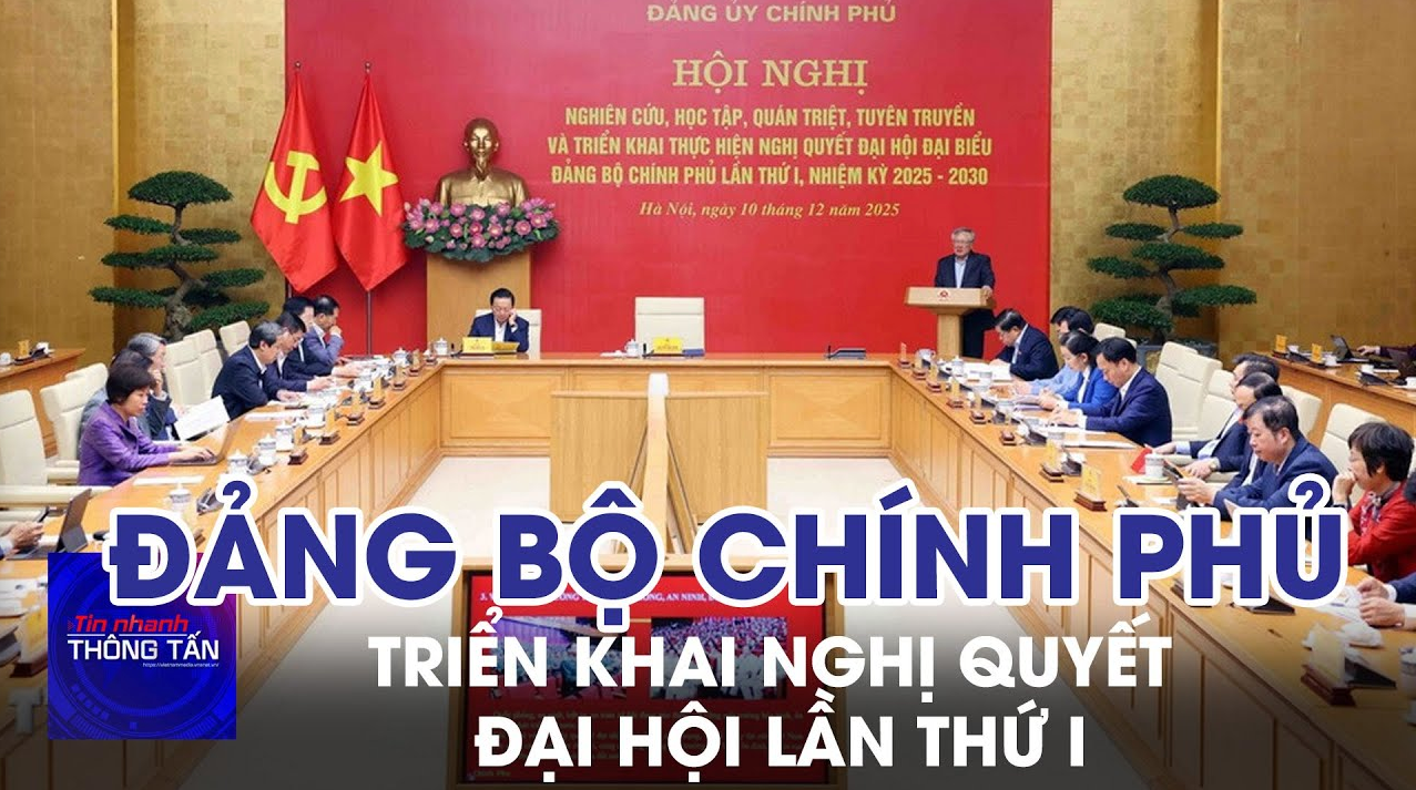 Đảng bộ Chính phủ triển khai Nghị quyết Đại hội lần thứ I 