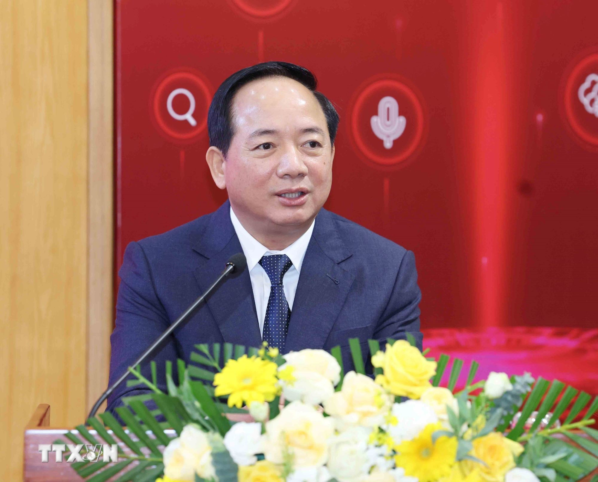 Ông Trịnh Văn Quyết, Bí thư Trung ương Đảng, Trưởng Ban Tuyên giáo và Dân vận Trung ương. (Nguồn: TTXVN)