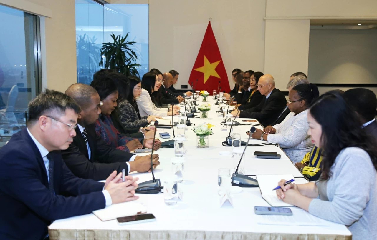 Toàn cảnh buổi gặp mặt. (Nguồn: Thế giới và Việt Nam)