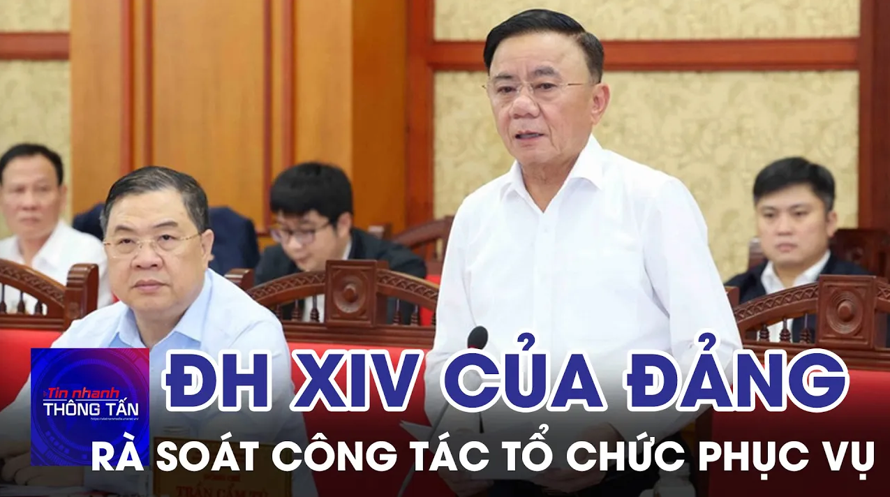 Rà soát công tác tổ chức phục vụ Đại hội XIV của Đảng