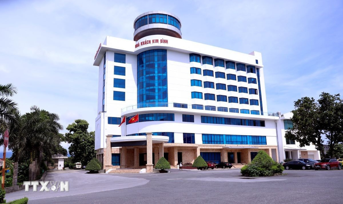Nhà khách Kim Bình là nơi bố trí chỗ ở cho khoảng 112 cán bộ từ tỉnh Hà Giang (cũ) về Tuyên Quang làm việc. (Ảnh: Quang Cường/TTXVN) 2407-tinh-gon-3.jpg
