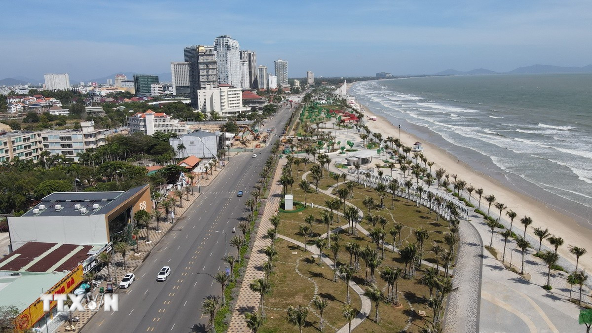 Dự án này kỳ vọng sẽ là nơi tạo không gian sinh hoạt cộng đồng, vui chơi, nghỉ dưỡng cho người dân và du khách đến với biển Vũng Tàu. (Ảnh: Huỳnh Sơn/TTXVN)