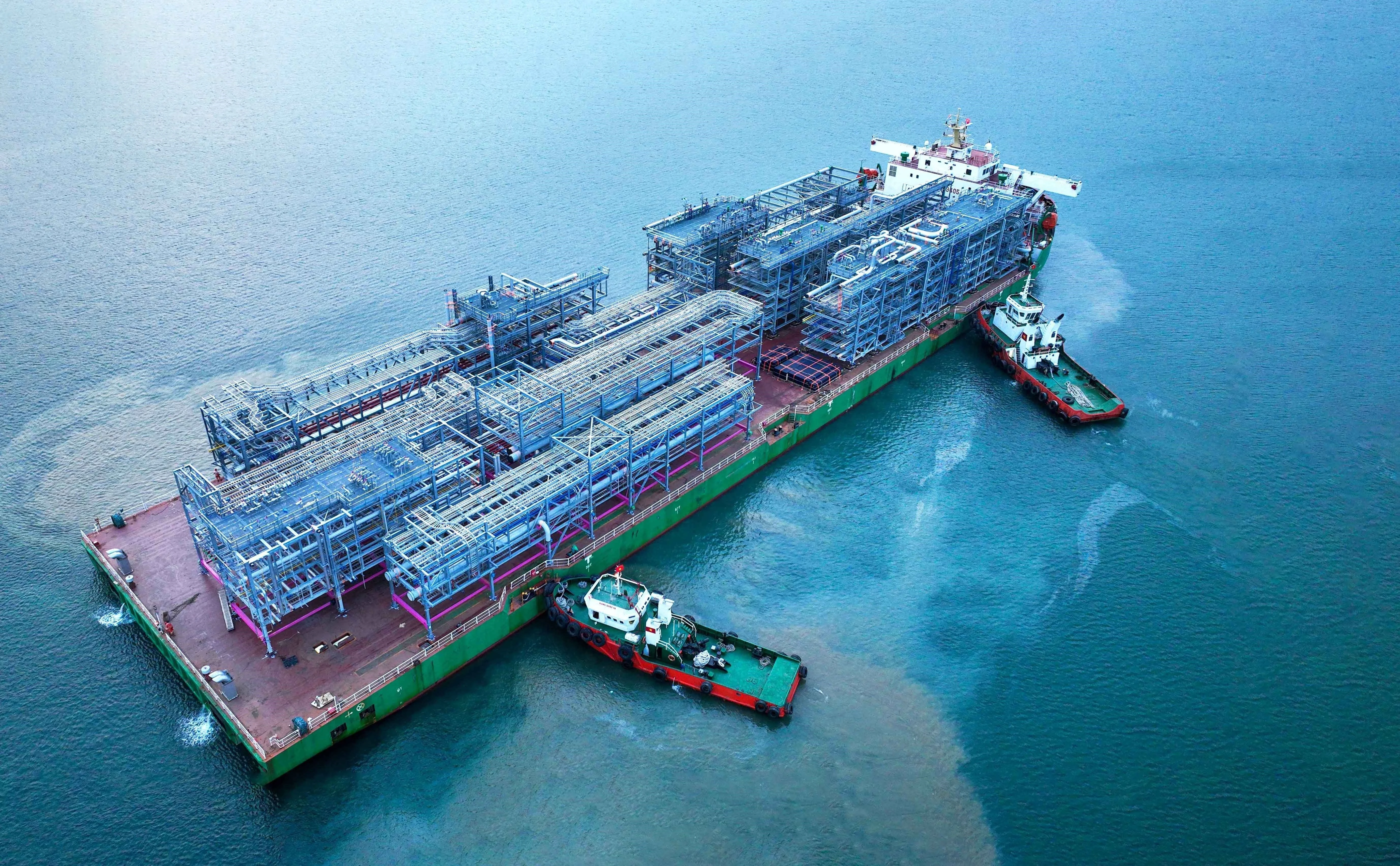 Gần 2.000 tấn Module “Made in Vietnam” do Doosan Vina sản xuất lên đường đến thị trường Hoa Kỳ. (Nguồn: TTXVN phát)