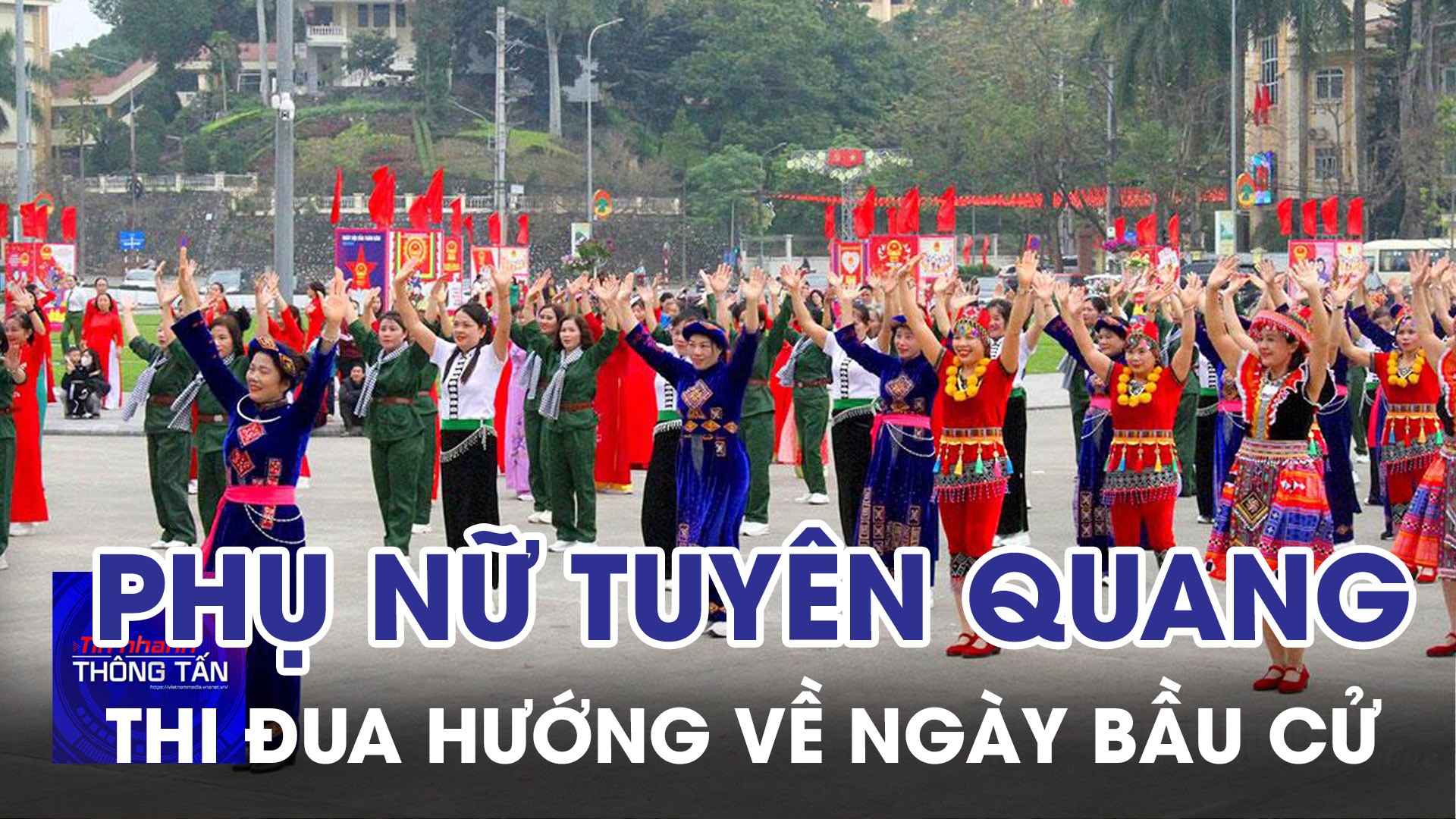 Phụ nữ Tuyên Quang thi đua hướng về ngày bầu cử 