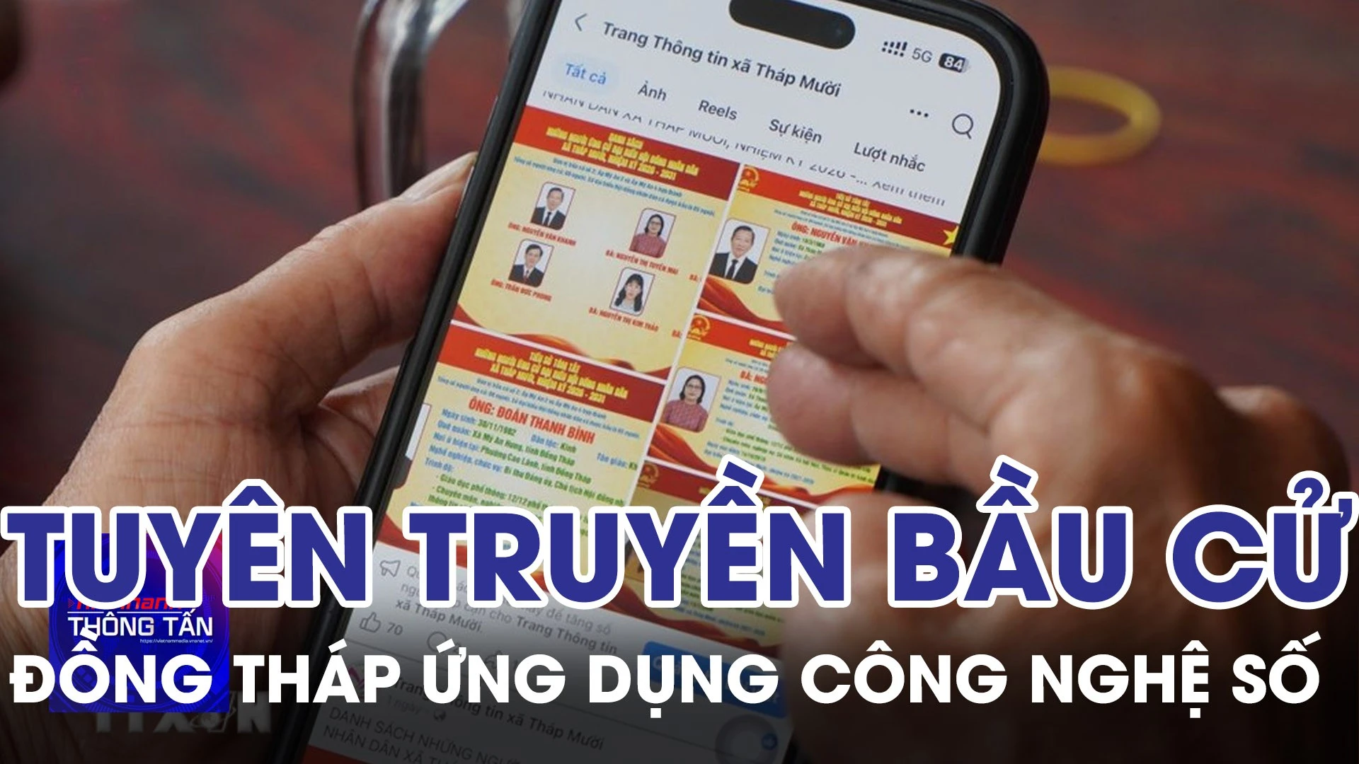 Đồng Tháp ứng dụng công nghệ số trong tuyên truyền về bầu cử