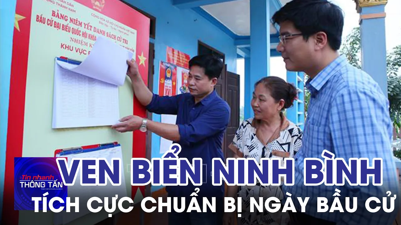 Các địa phương ven biển Ninh Bình tích cực chuẩn bị cho ngày bầu cử