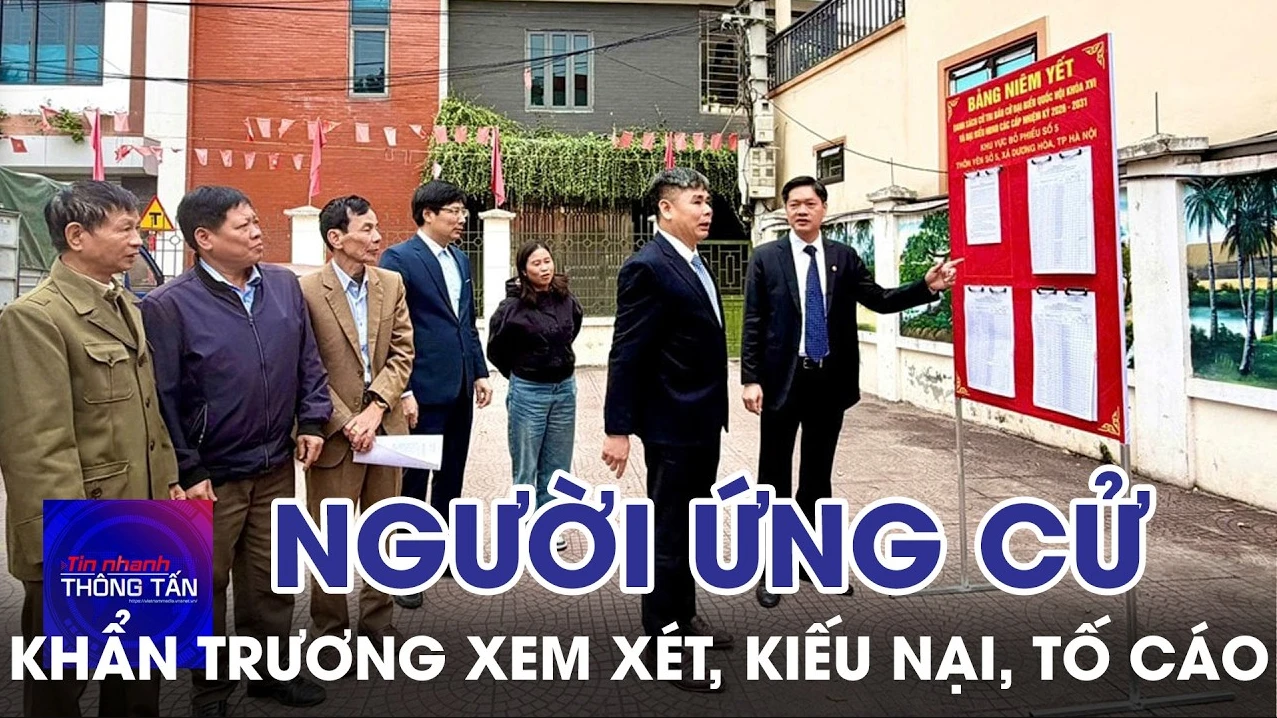 Khẩn trương xem xét, kiếu nại, tố cáo về người ứng cử