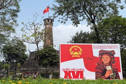 Sẵn sàng cho cuộc bầu cử đại biểu Quốc hội khóa XVI và đại biểu Hội đồng nhân dân các cấp nhiệm kỳ 2026-2031. (Ảnh: Huy Khánh/Vietnam+)