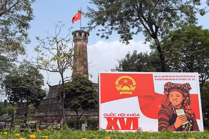 Sẵn sàng cho cuộc bầu cử đại biểu Quốc hội khóa XVI và đại biểu Hội đồng nhân dân các cấp nhiệm kỳ 2026-2031. (Ảnh: Huy Khánh/Vietnam+)