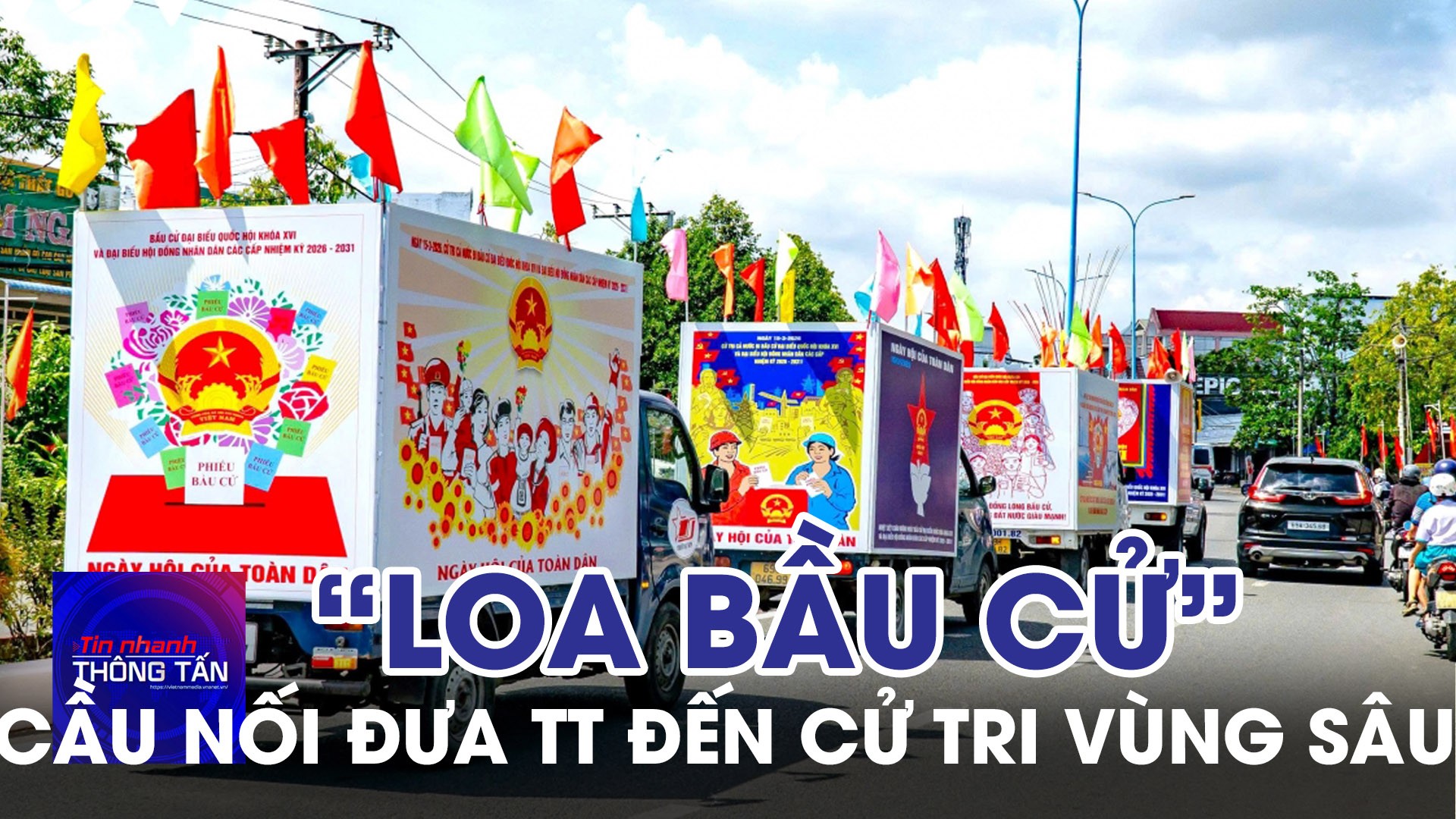 Cà Mau “ Loa bầu cử” cầu nối đưa thông tin đến cử tri vùng sâu 