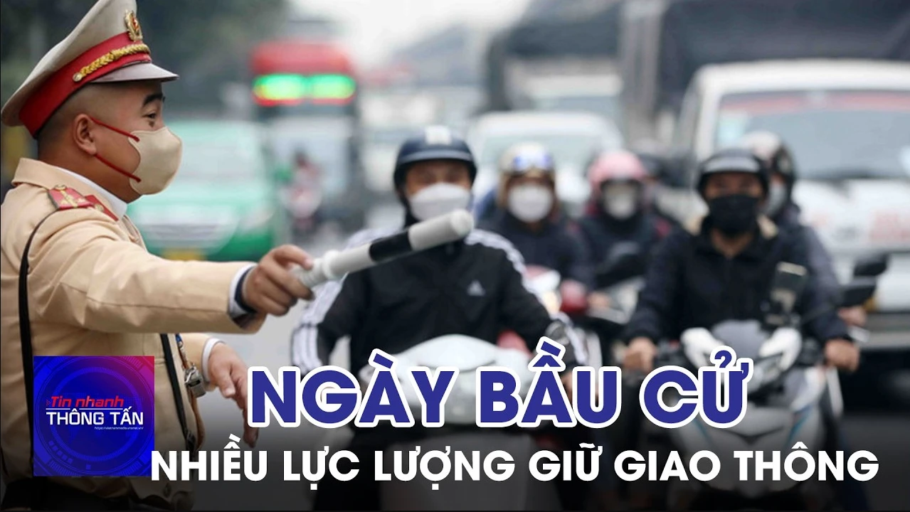Phối hợp nhiều lực lượng giữ giao thông thông suốt ngày bầu cử