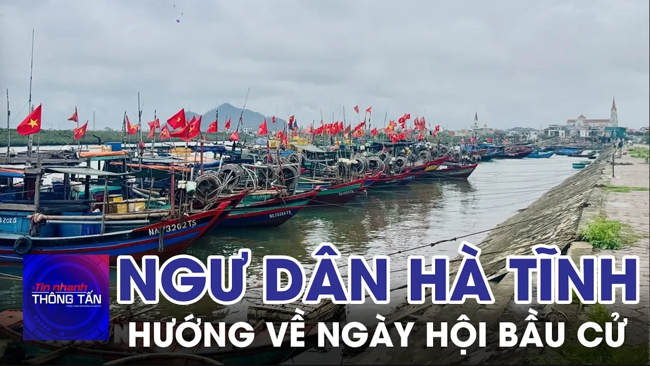 Ngư dân Hà Tĩnh hướng về ngày hội bầu cử 