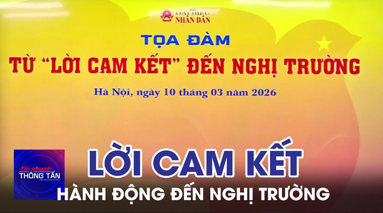 Từ lời cam kết hành động đến nghị trường