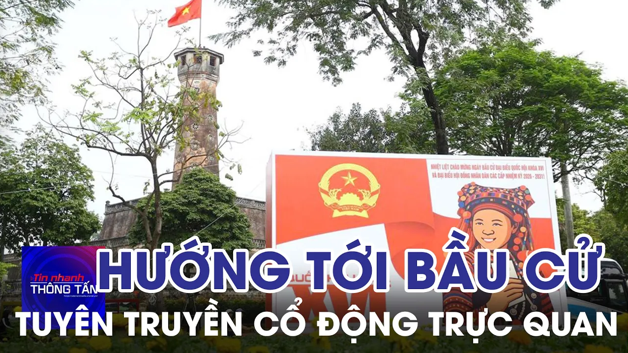 Đẩy mạnh tuyên truyền cổ động trực quan hướng tới cuộc bầu cử 