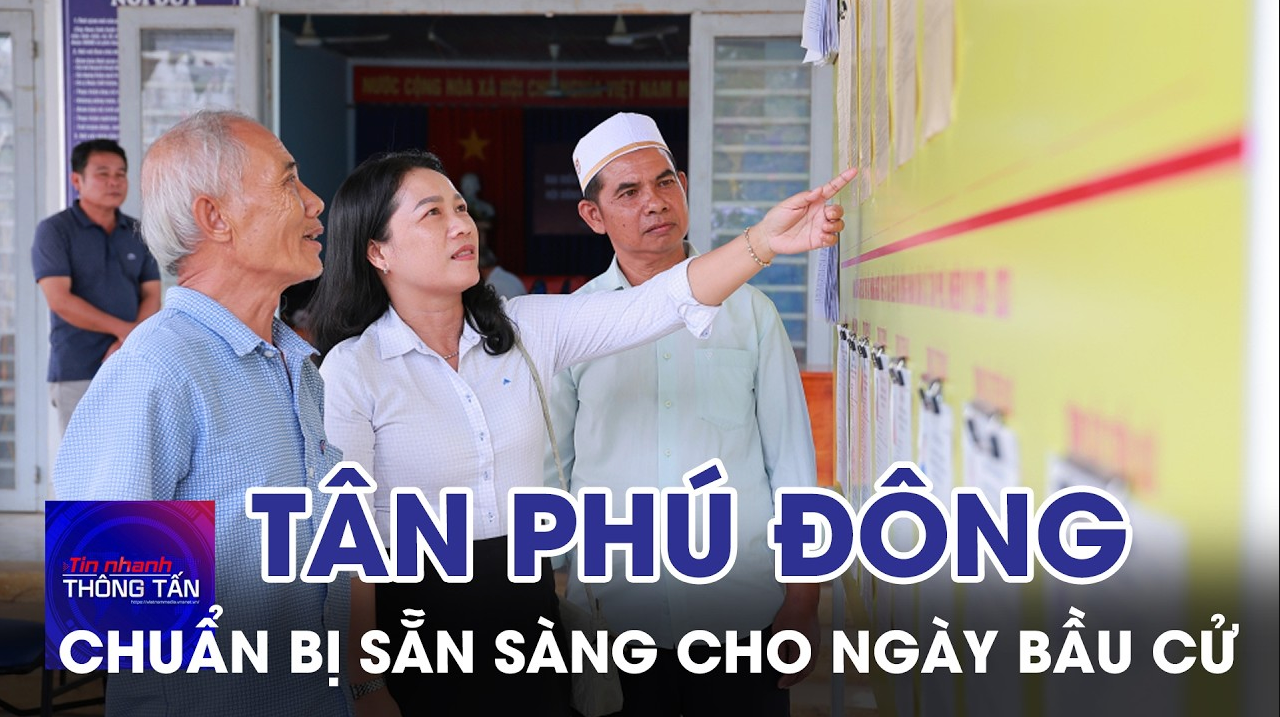 Xã cù lao Tân Phú Đông chuẩn bị sẵn sàng cho ngày bầu cử