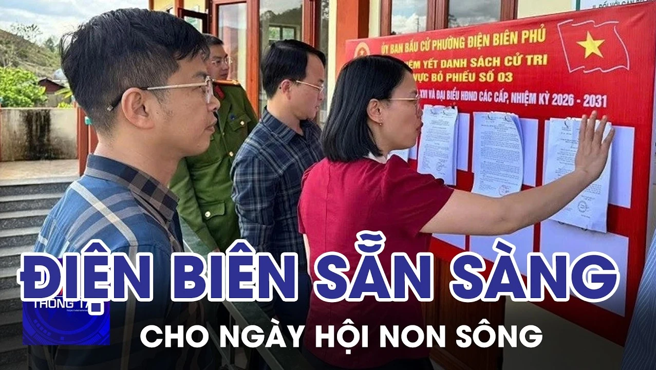 Các tổ bầu cử ở Điện Biên sẵn sàng cho ngày hội non sông