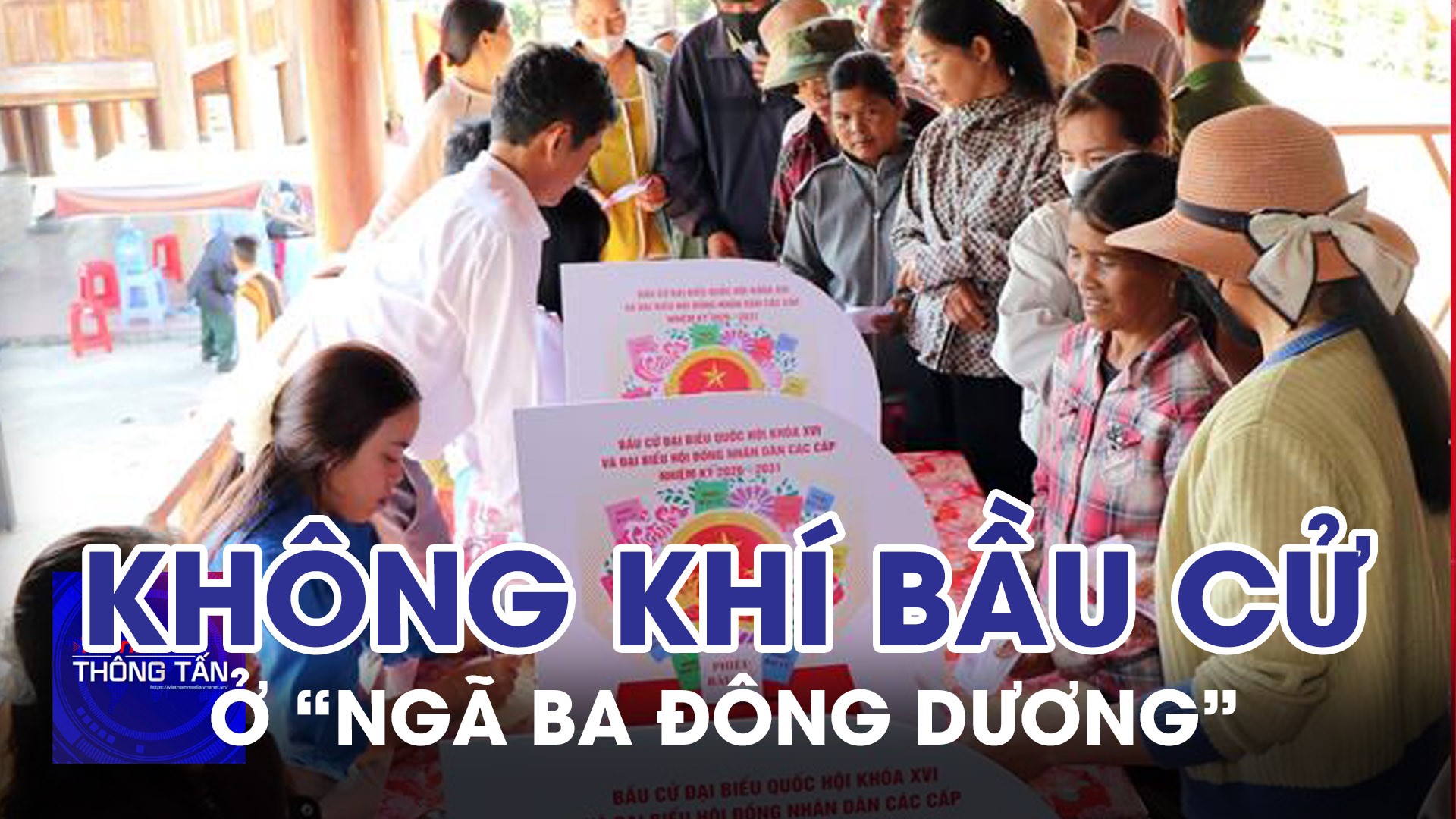 Không khí phấn khởi trong ngày bầu cử ở “Ngã ba Đông Dương” 