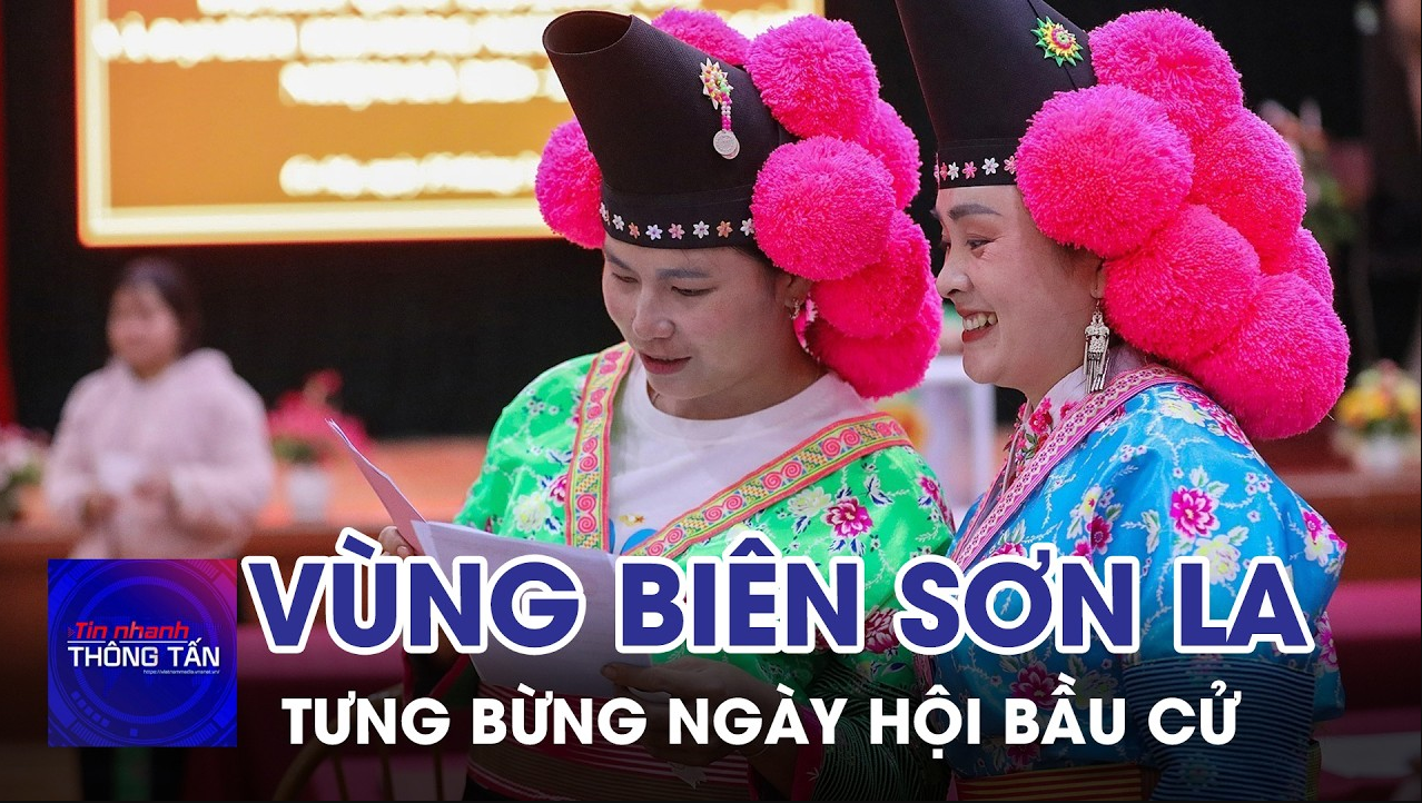 Tưng bừng ngày hội bầu cử ở vùng biên Sơn La