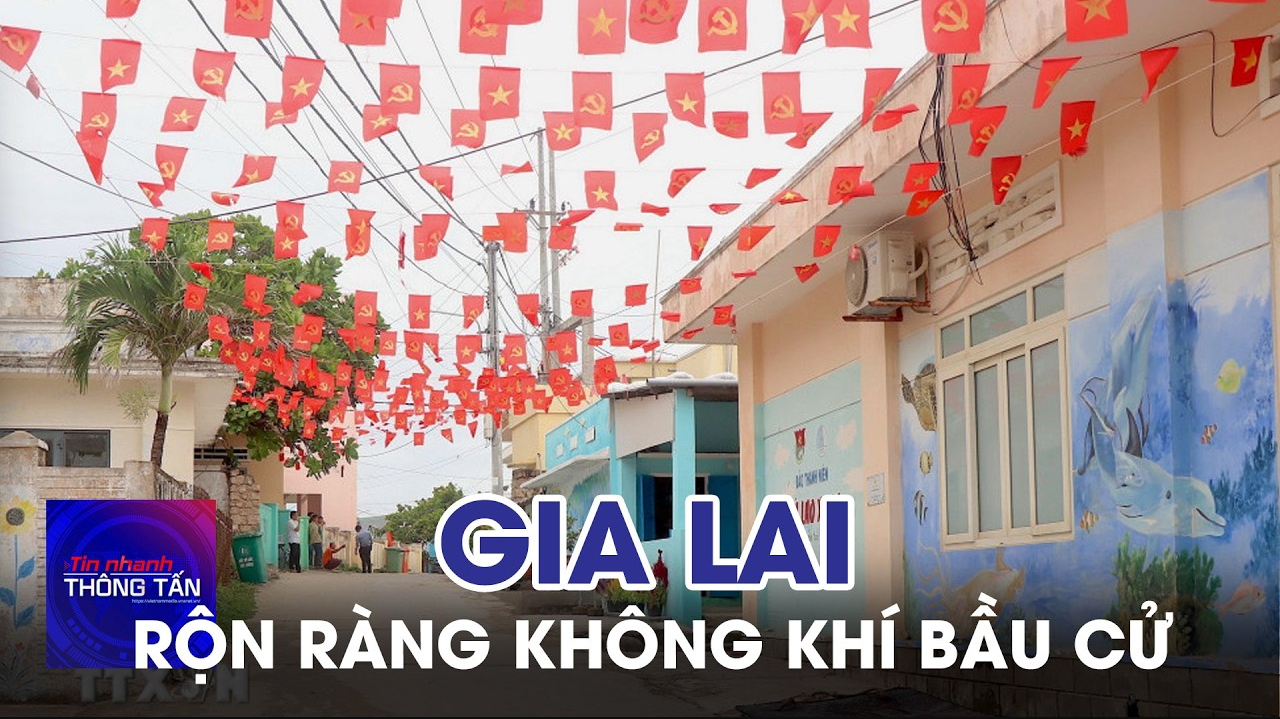 Rộn ràng không khí bầu cử tại Gia Lai 