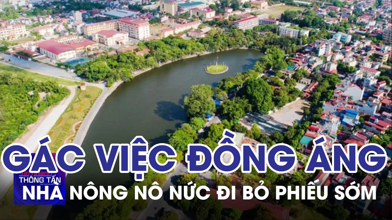Gác việc đồng áng, nhà nông nô nức đi bỏ phiếu sớm 