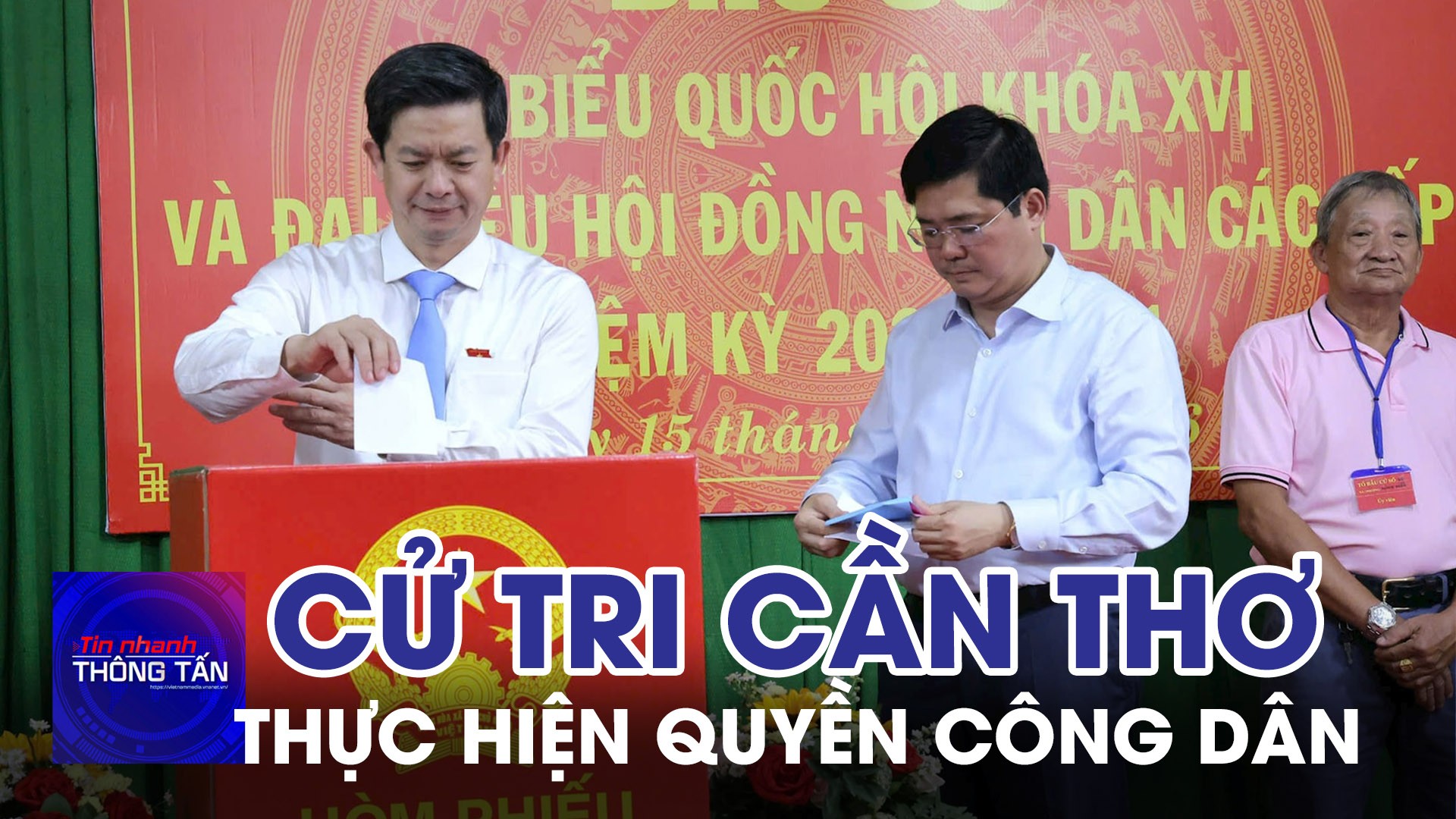 Hàng triệu tri Cần Thơ thực hiện quyền công dân