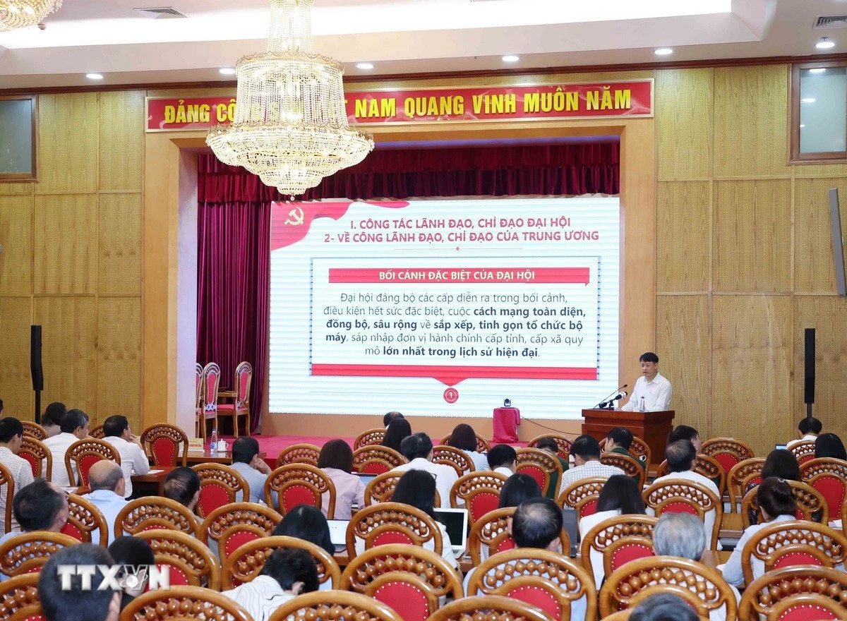 Quang cảnh hội nghị. (Ảnh: Phương Hoa/TTXVN)