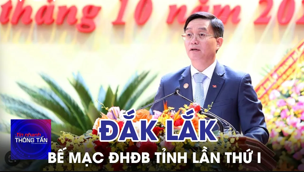 Bế mạc Đại hội đại biểu Đảng bộ tỉnh Đắk Lắk lần thứ I 