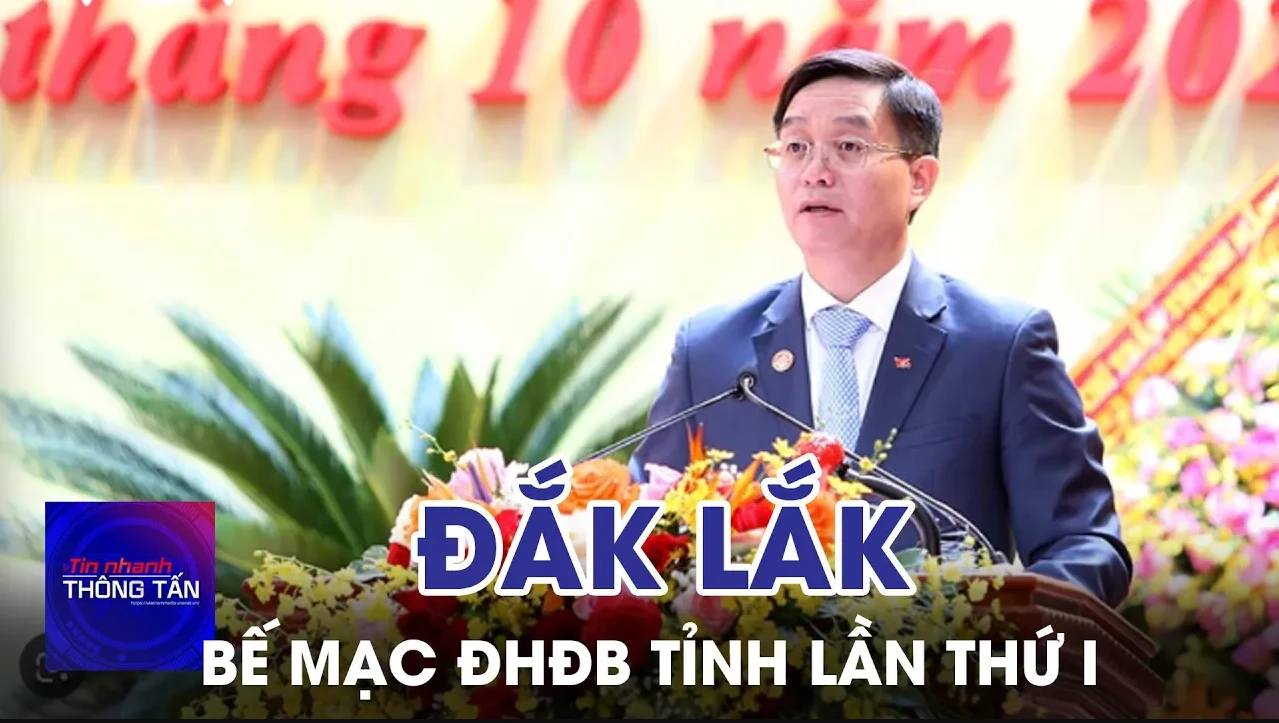Bế mạc Đại hội đại biểu Đảng bộ tỉnh Đắk Lắk lần thứ I 