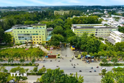 Toàn cảnh Trường Đại học Trà Vinh (tỉnh Vĩnh Long). (Ảnh: TTXVN phát)