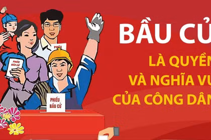 Bầu cử Quốc hội-HĐND: Bầu cử là quyền và nghĩa vụ của công dân