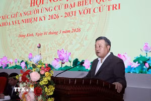 Chủ nhiệm Ủy ban Kiểm tra Trung ương Trần Sỹ Thanh. (Ảnh: Văn Đạt/TTXVN)