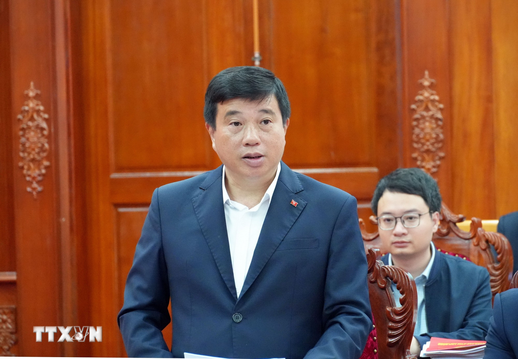 Ông Y Thanh Hà Niê Kđăm, Ủy viên Trung ương Đảng, Bí thư Tỉnh ủy Lâm Đồng. (Ảnh: Chu Quốc Hùng/TTXVN)