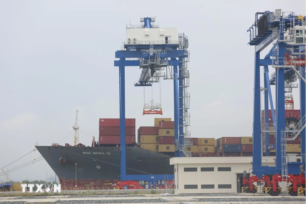 Cảng Phước An (Nhơn Trạch, Đồng Nai). (Ảnh: Công Phong/TTXVN) 