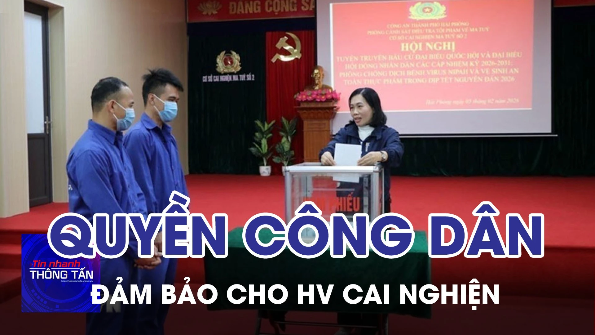 Đảm bảo quyền công dân cho học viên đang cai nghiện ma túy