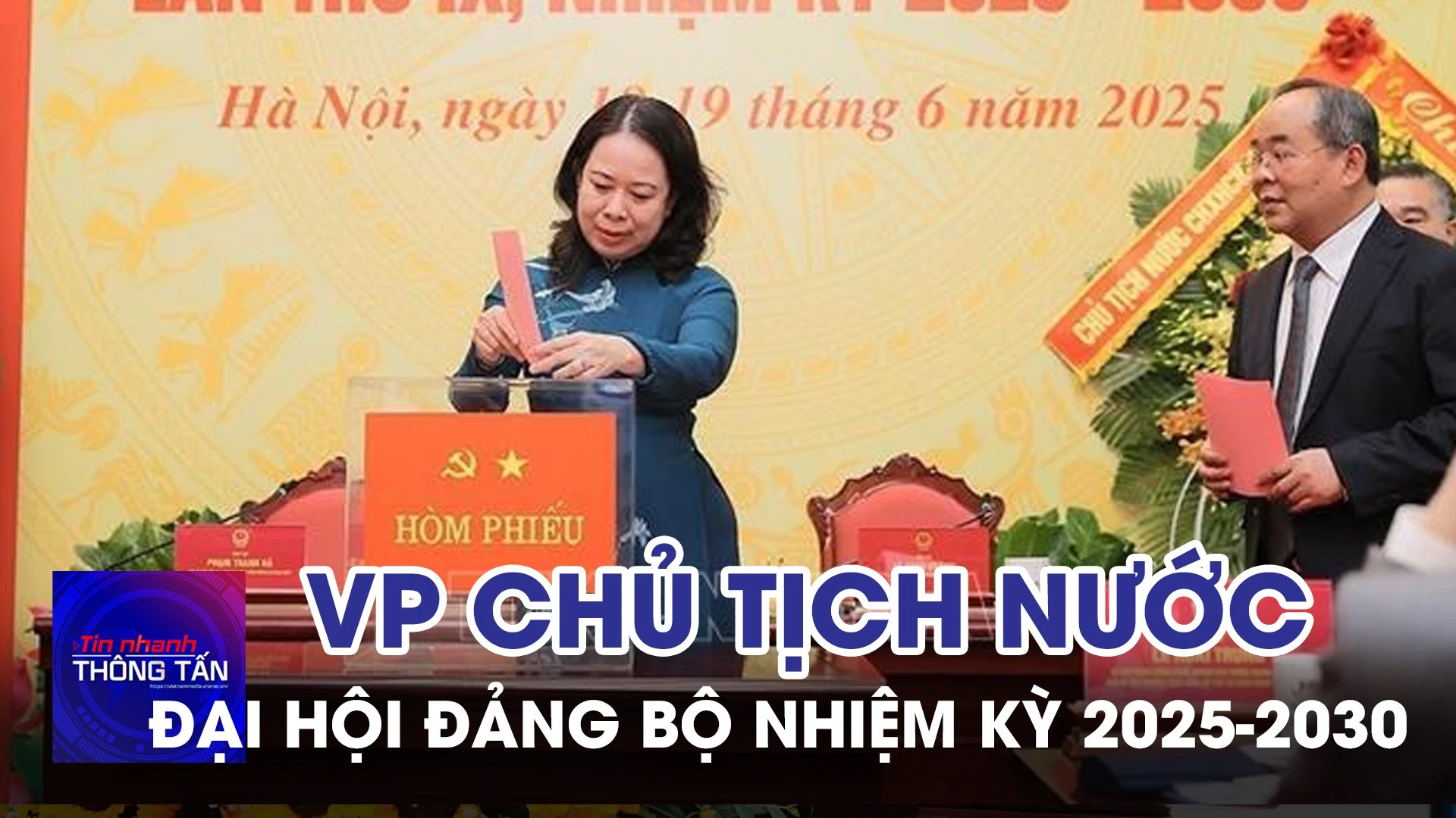 Đại hội Đảng bộ Văn phòng Chủ tịch nước nhiệm kỳ 2025-2030