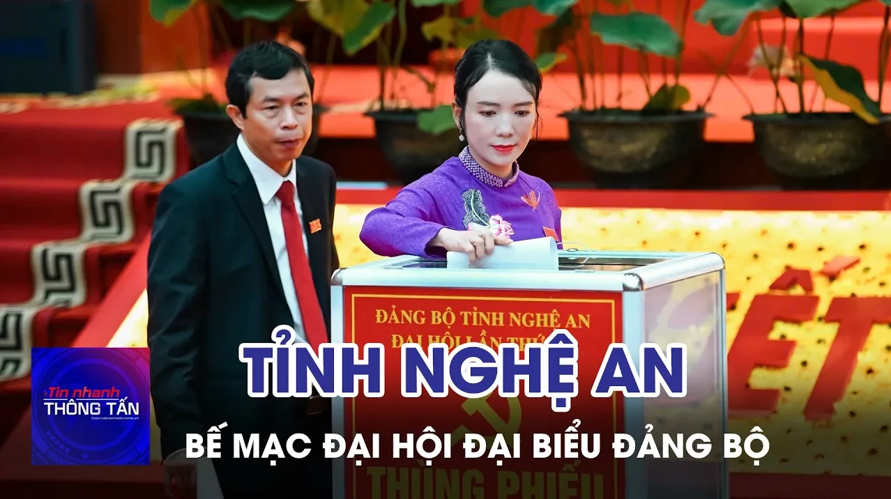Bế mạc Đại hội Đảng bộ tỉnh Nghệ An lần thứ XX 