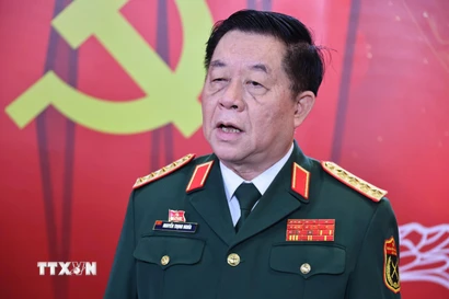 Đại tướng Nguyễn Trọng Nghĩa, Ủy viên Bộ Chính trị, Bí thư Trung ương Đảng. (Ảnh: TTXVN)