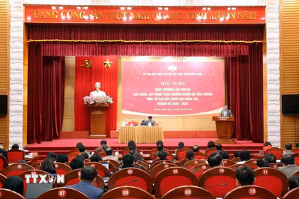 Quang cảnh Hội nghị hiệp thương. (Ảnh: Văn Đức/TTXVN)