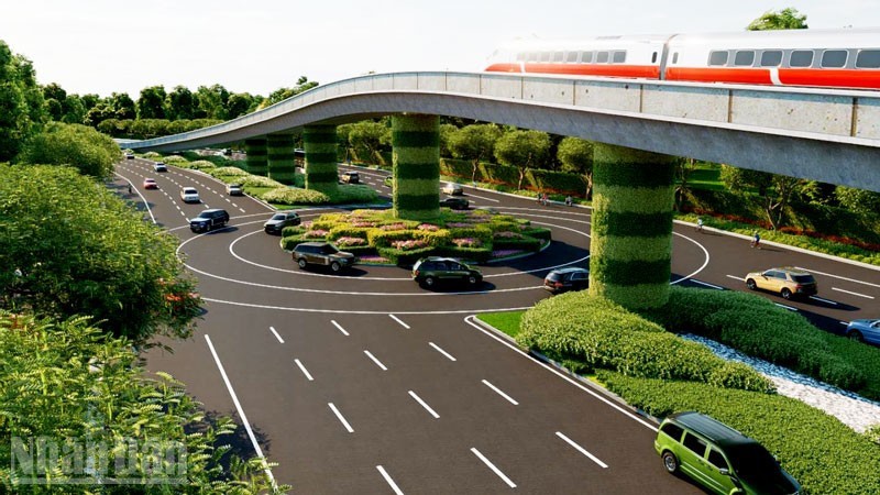 Mô phỏng dự án Tuyến tàu điện đô thị (tàu điện nhẹ - LRT) nối sân bay Phú Quốc tới Trung tâm Hội nghị APEC.