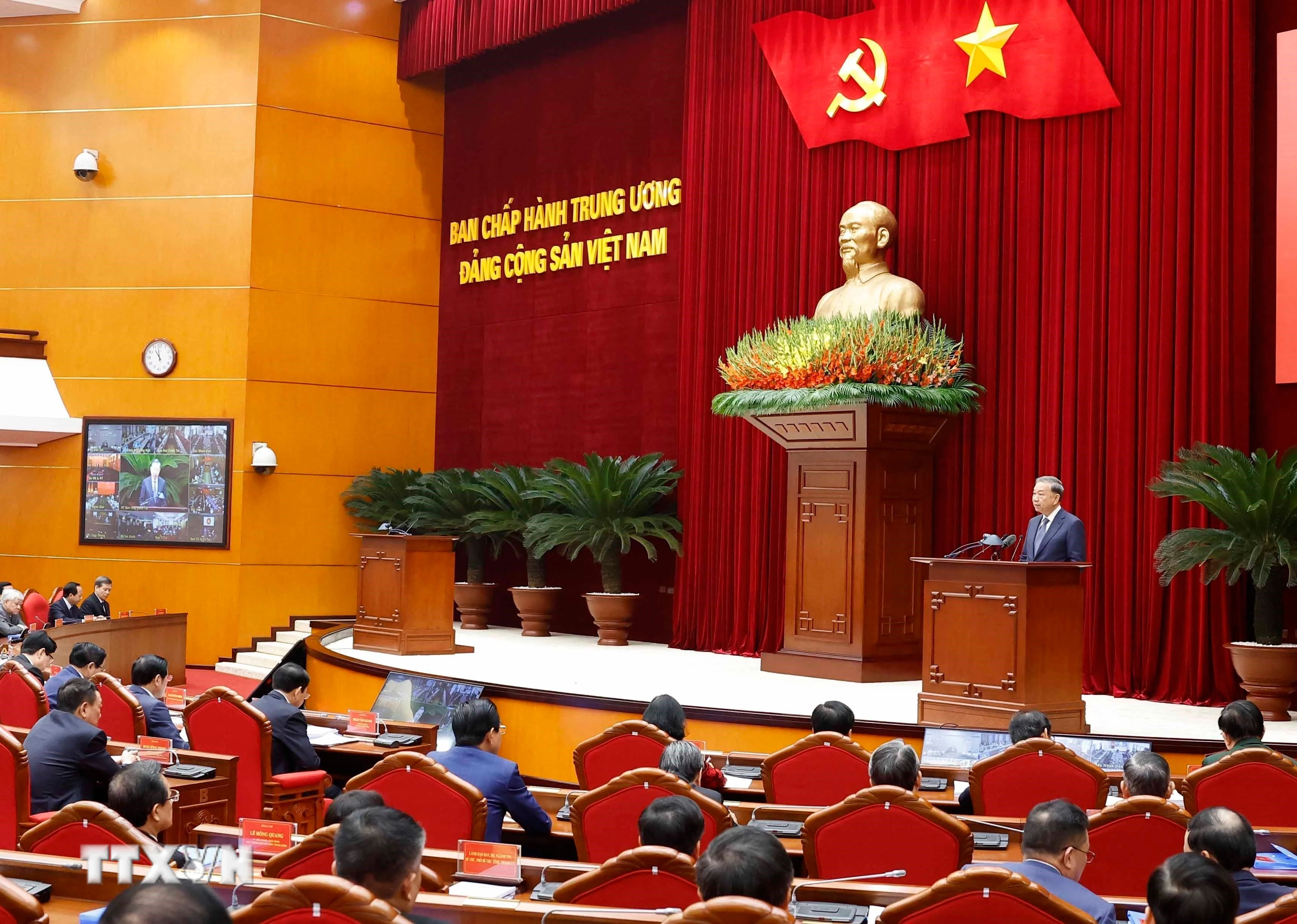 Tổng Bí thư Tô Lâm phát biểu. (Ảnh: Thống Nhất/TTXVN)