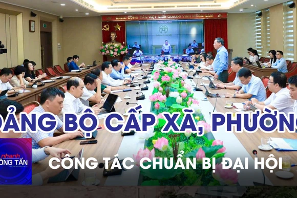Công tác chuẩn bị Đại hội đại biểu Đảng bộ cấp xã, phường 